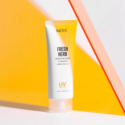 Nacific Fresh Herb Origin Sun Block SPF50+PA++++ - WowSkin Romania